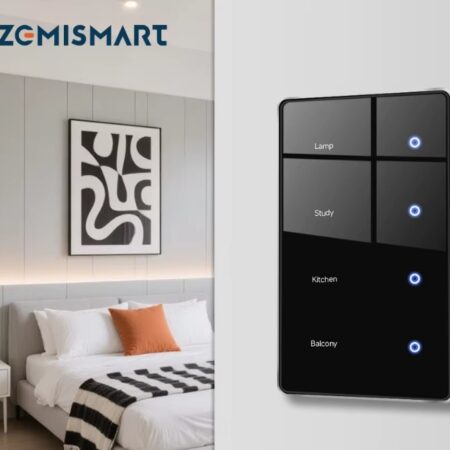 Zemismart Zigbee Smart Touch Light Switches Works with Tuya Smart Life App