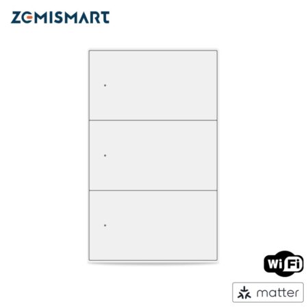 Zemismart Matter WiFi Smart Wall Light Switch (1/2/3/4 Gang)